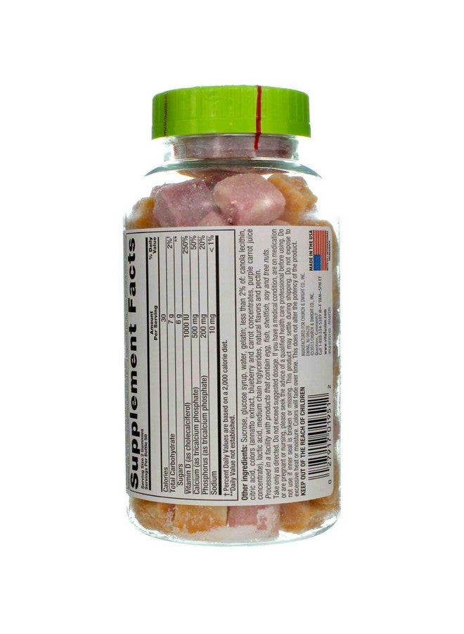 Vitafusion Calcium 500Mg Gummy Vitamins for Adults Creamy Swirled Fruits Dietary Supplement, 100 Count - Image 5