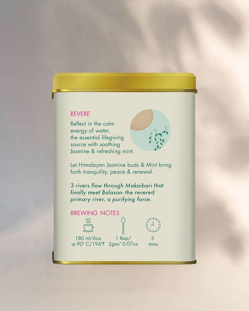 Makaibari Festive Pack Trio Assortment: Awaken + Evoke + Revere|New Years Gift Box|Christmas Gift Hamper|Usda Certified Darjeeling Tea|Anti-Oxidants,Immunity Booster|Tin Caddy|100 Gram X 3,Green Tea - Image 5