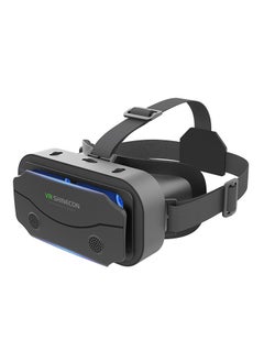 في آر شينيكون سماعة رأس VR بدون جهاز تحكم عن بعد متوافقة مع هواتف iPhone وAndroid في شاشة 4.7 بوصة - 7.0 بوصة، نظارات الواقع الافتراضي ثلاثية الأبعاد خفيفة الوزن وقابلة للتعديل عالية الدقة (أسود)  - Image 1