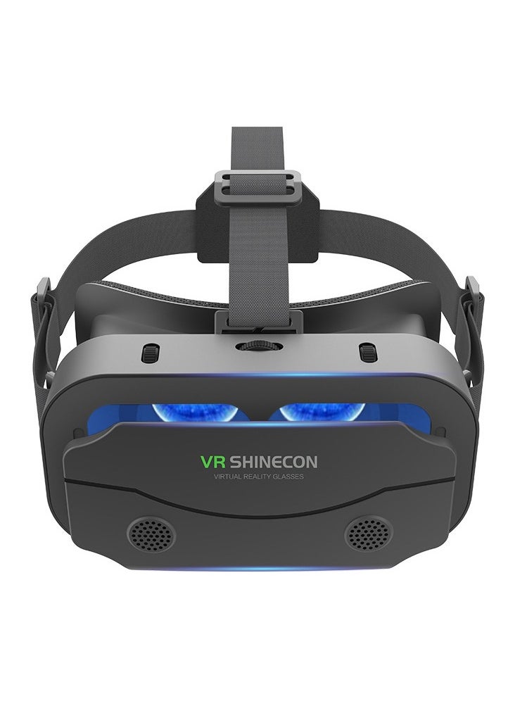 VR SHINECON VR Headset Without Remote Control Compatible iPhone & Android Phones in 4.7"-7.0" Screen, Lightweight & Adjustable HD 3D Virtual Reality Glasses (Black)  - Image 3
