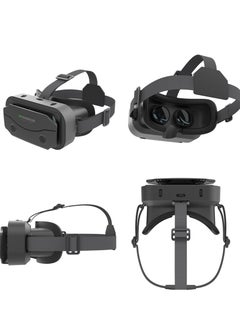 في آر شينيكون سماعة رأس VR بدون جهاز تحكم عن بعد متوافقة مع هواتف iPhone وAndroid في شاشة 4.7 بوصة - 7.0 بوصة، نظارات الواقع الافتراضي ثلاثية الأبعاد خفيفة الوزن وقابلة للتعديل عالية الدقة (أسود)  - Image 2