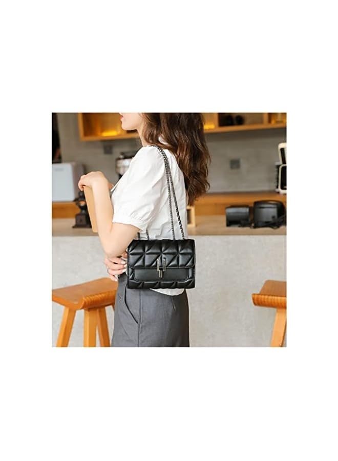 Crossbody Bags for Women Black PU Leather Shoulder Bag, Cellphone Bags Wallet Purse and Handbags Card Holder for Women  - Image 2