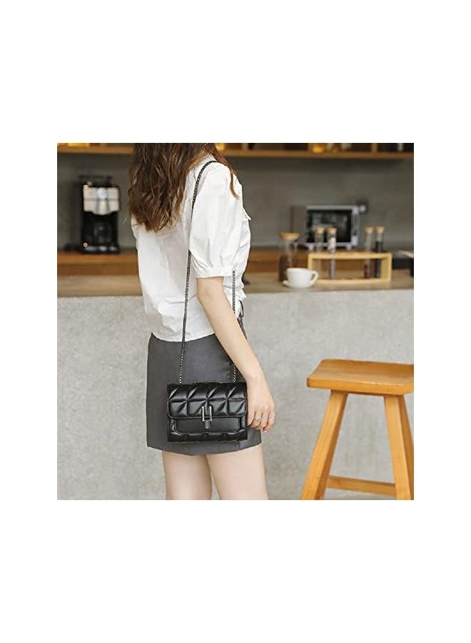Crossbody Bags for Women Black PU Leather Shoulder Bag, Cellphone Bags Wallet Purse and Handbags Card Holder for Women  - Image 3