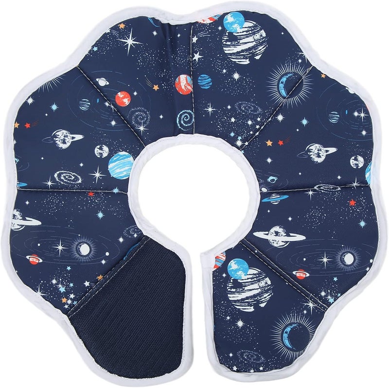 Pet Recovery Collar, Cat Elizabethan Collar for Dogs and Cats, Breathable Anti Bite Cone with Cute Pattern, Soft Non Woven Fabric Healing Collar for Post (L) - Image 1