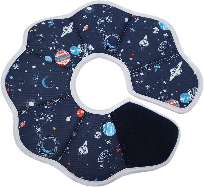 Pet Recovery Collar, Cat Elizabethan Collar for Dogs and Cats, Breathable Anti Bite Cone with Cute Pattern, Soft Non Woven Fabric Healing Collar for Post (L) - Image 3