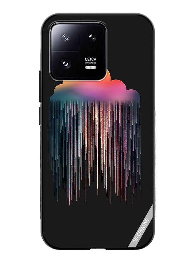 VR CREATIVE Protective Case Cover For Xiaomi 13 Animated Rain Design Multicolour - Image 1