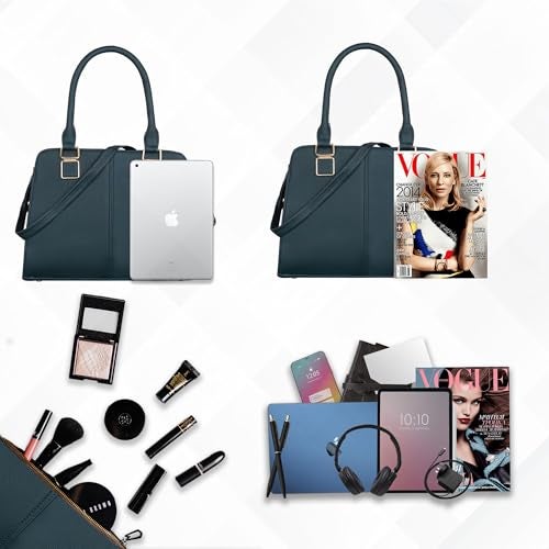 Keywest Women's Arlington Satchel Tote Handbag for Women | Ladies purse | Stylish Shoulder Bag | Gift For Woman | Blue - Image 4