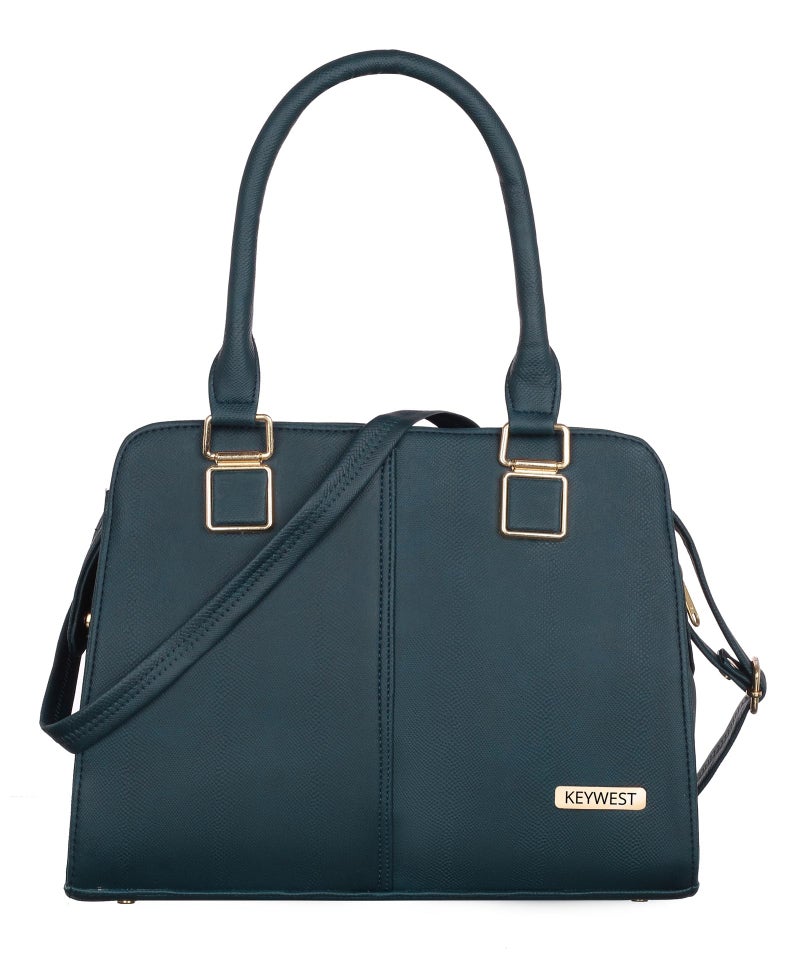 Keywest Women's Arlington Satchel Tote Handbag for Women | Ladies purse | Stylish Shoulder Bag | Gift For Woman | Blue - Image 1