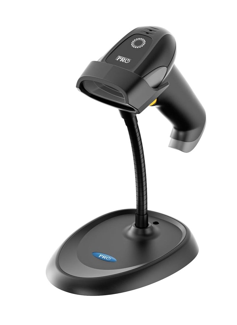 Generic Barcode Scanner With Stand PR3206 1D/2D  - Image 1