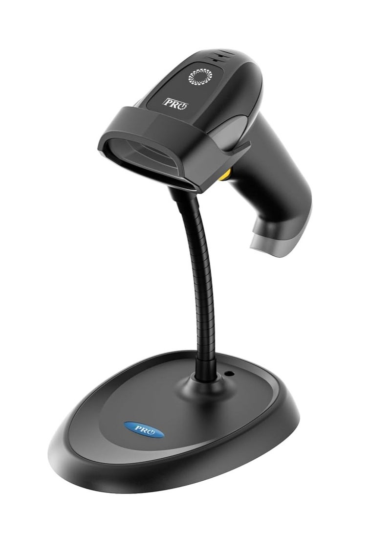 Generic Barcode Scanner With Stand PR3206 1D/2D  - Image 3