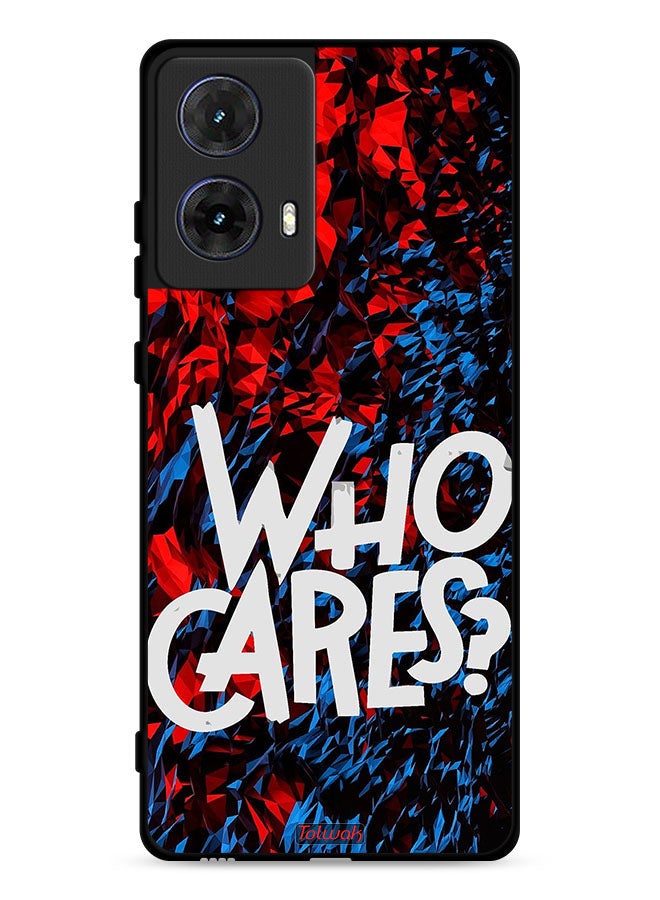 Tolwak Motorola Moto G85 5G Protective Case Cover Who Cares - Image 1