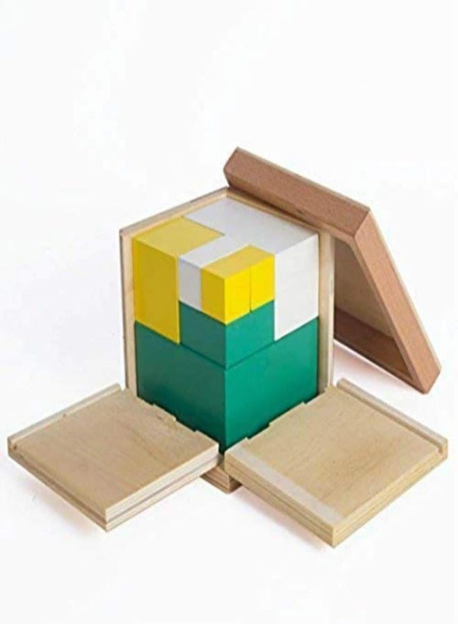 Gudong Montessori Baby Math Toys Power 2 Cube Training Early Educational Preschool Training Kid Math Learn Toys Brinquedos Hobbies Math - Image 1