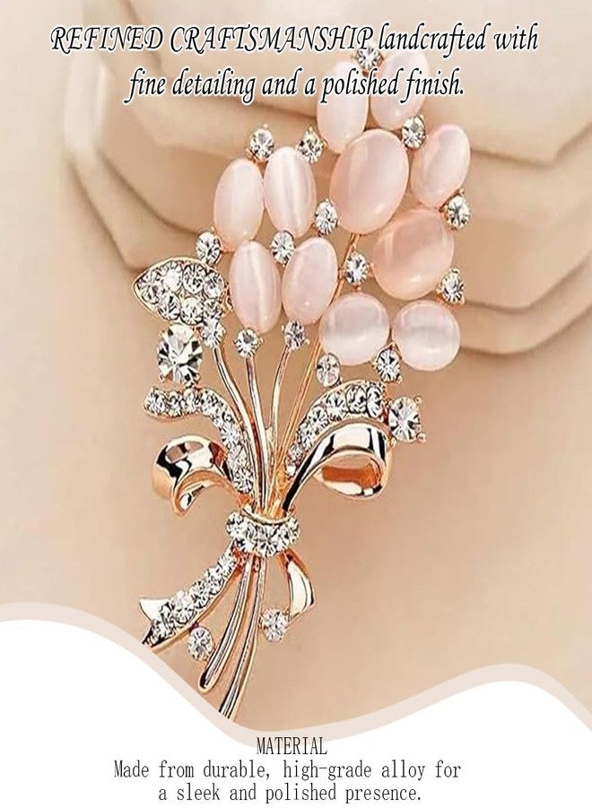 XFSAFDM 2Pcs Brooch Pin for Women, Saree Brooch Pin for Women, Safety Pin for Women Saree, Hijab Pins for Scarf, Fashion Accessories for Clothing and Dupatta - Image 3