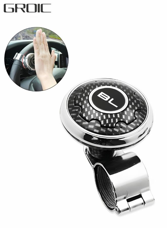GROIC Car Steering Wheel Knob Spinners, Universal Vehicle Steering Wheel Ball Knob Vehicle, Steering Wheel Spinners Ball Suicide Knob for Car, Trucks, Tractors, Boat - Image 1