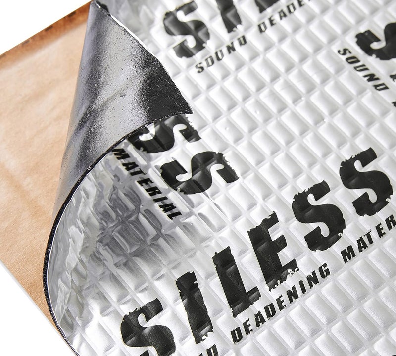 Siless 80 mil (2mm) Car Sound Deadening mat - Butyl Automotive Sound Deadener - Noise Insulation and Vibration Dampening Material 5 sqft (0.46 sqm) - Image 1