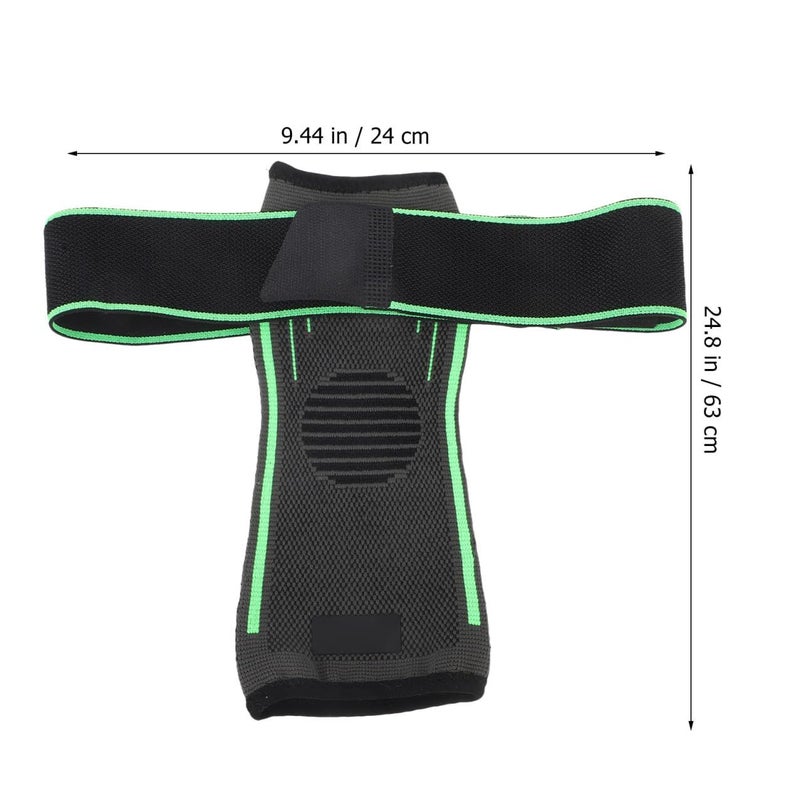 Green Ankle Brace Compression Sleeve Support for Basketball Running Yoga Sprain Protection 2Xl 3Xl - Image 3