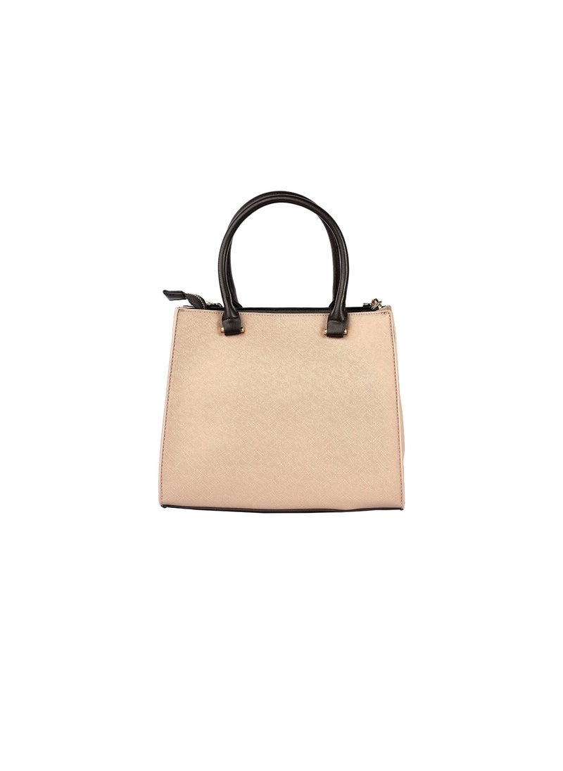 AMICA - Valerie Ladies Leather Satchel Handbag Reptile Printed - Image 1