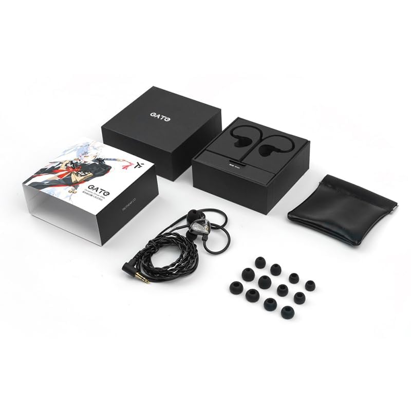 Truthear سماعة أذن TRUTHEAR GATE الديناميكية مع سلك سماعة قابل للتبديل 3.5 مم (أسود، بدون ميكروفون) - Image 3