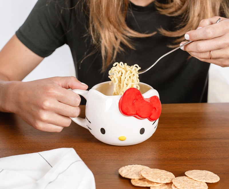 Silver Buffalo Hello Kitty Face Ceramic 3D Sculpted Mug, 22-Ounces - Image 5