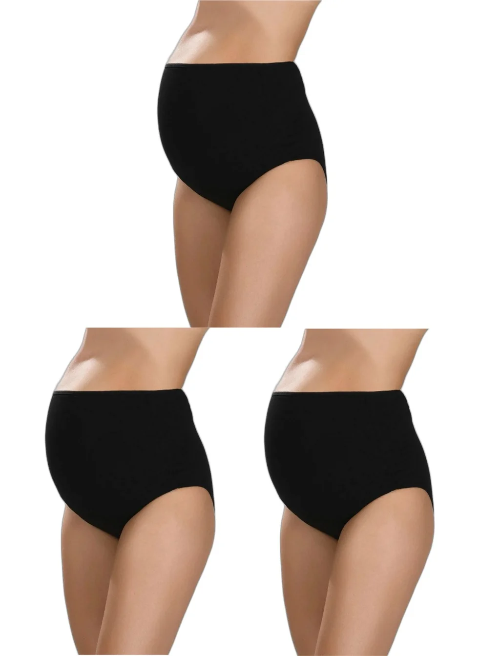 Arma Yıldız 100% Cotton Maternity Briefs Black 3-Pack