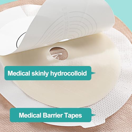 Steawoce 15 PCS Colostomy Bags, One Piece 15mm-65mm Cut to Fit Drainable Pouches Hook-and-Loop Closure for Ostomy Stoma Care - Image 3