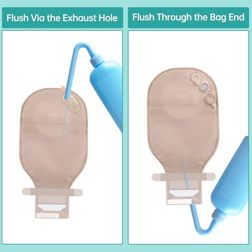 Steawoce 15 PCS Colostomy Bags, One Piece 15mm-65mm Cut to Fit Drainable Pouches Hook-and-Loop Closure for Ostomy Stoma Care - Image 5