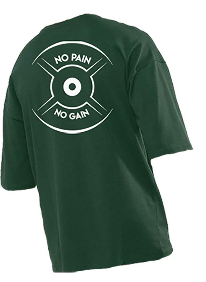 Genérico Men's Oversize T-shirt - No Pain No Gain Printed for exercise, gym and bodybuilding 3  - Image 5