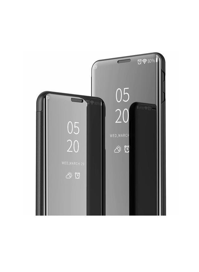 S-TOP Case For OPPO Realme 9 Pro+ Plated Mirror Horizontal Flip Leather Case with Holder - Image 5