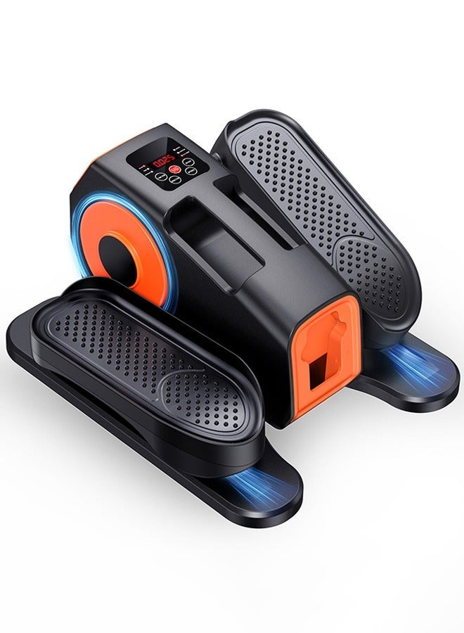 XiuWoo Under Desk Elliptical, Elliptical Leg Exerciser for Seniors, Home Portable Elliptical with Remote Control and 5 Adjustable Speeds, Electric Seated Pedal Exerciser - Image 2