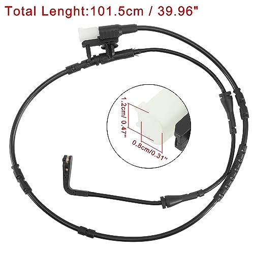 X AUTOHAUX 2pcs Car Rear Brake Pad Wear Sensor 2 Pins for Jaguar F-Pace 2017-2018 T4A3216 - Image 3