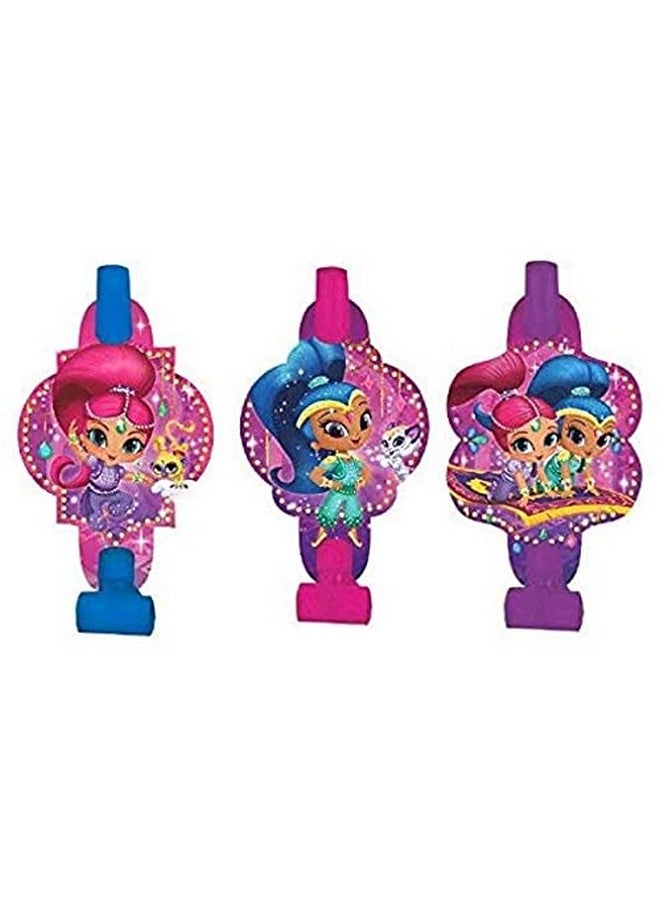 Amscan Shimmer And Shine Party Blowouts ; Noiseless ; 8 Pcs - Image 3