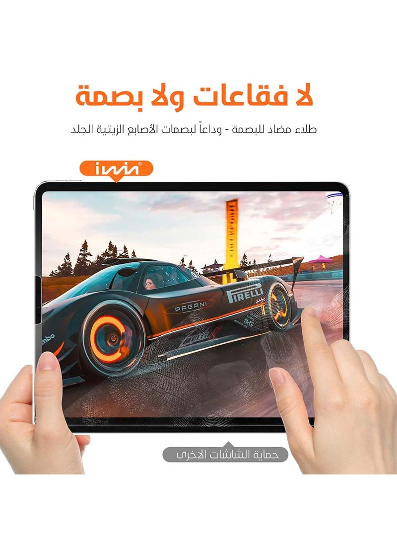 Iwin screen protector self-installation iPad Pro 12.9 inch, version 6/5/4/3/2/1 - Clear - Image 5