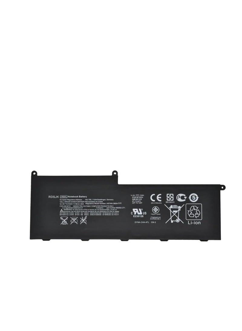Terabyte LR08XL 14.8V 72Wh Battery Compatible HP Envy 15-3000 15-3100 15-3200 15-3300 15-3011tx 15-3040NR 15-3047NR 15t-3000 HSTNN-UB3H HSTNN-DB3H 660002-541 660152-001 660002-271 LR08 LR08072XL TPN-I104 - Image 1