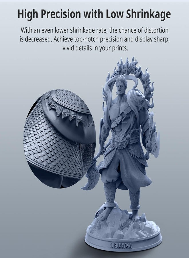 ANYCUBIC 3D Printer Resin, ABS-Like Resin Pro 2 with Enhanced Strength and Toughness, Performance far Superior to ABS-Like Resin, Low Odor, Wide Compatible for All Resin 3D Printers (Grey, 1kg) - Image 4