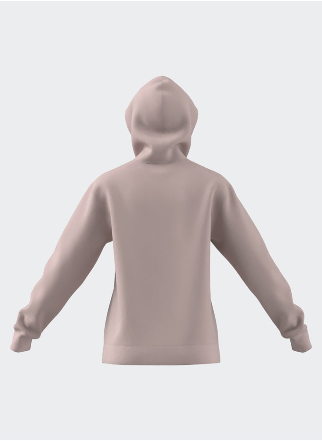 Essentials Big Logo Regular Fleece Hoodie