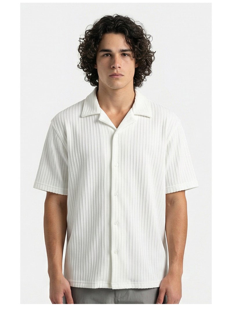 Ravin Men’s Textured Popcorn Resort Shirt - Image 1