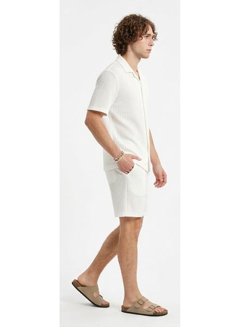 Ravin Men’s Textured Popcorn Resort Shirt - Image 4