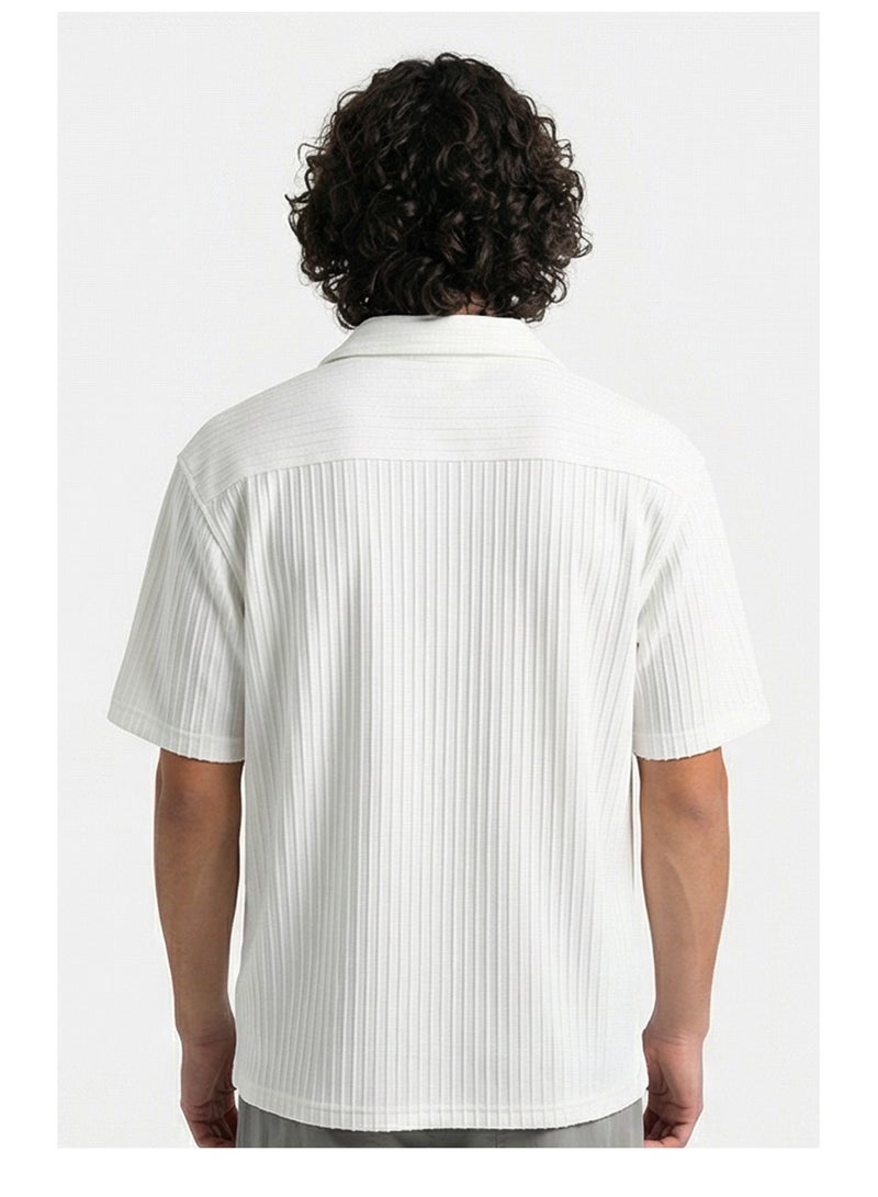 Ravin Men’s Textured Popcorn Resort Shirt - Image 2