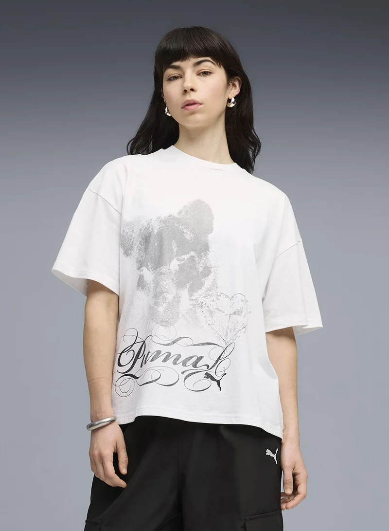 PUMA Essential Streetglam Boxy Graphic T-Shirt