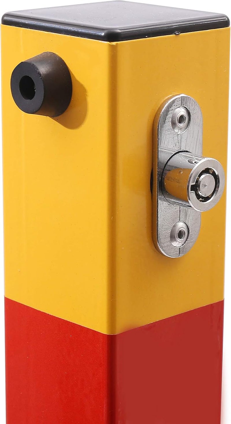 KATSU Tools Car Parking Space Lock Bollard - Yellow & Red, 70CM - Image 5