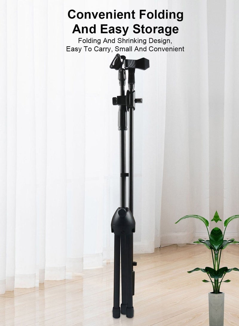 COOLHAWK Microphone Stand - Universal Adjustable Tripod Microphone Stand - Heavy Duty Lightweight Professional Compact Extendable Stage Studio Floor Standing Boom Mic Holder - Image 3
