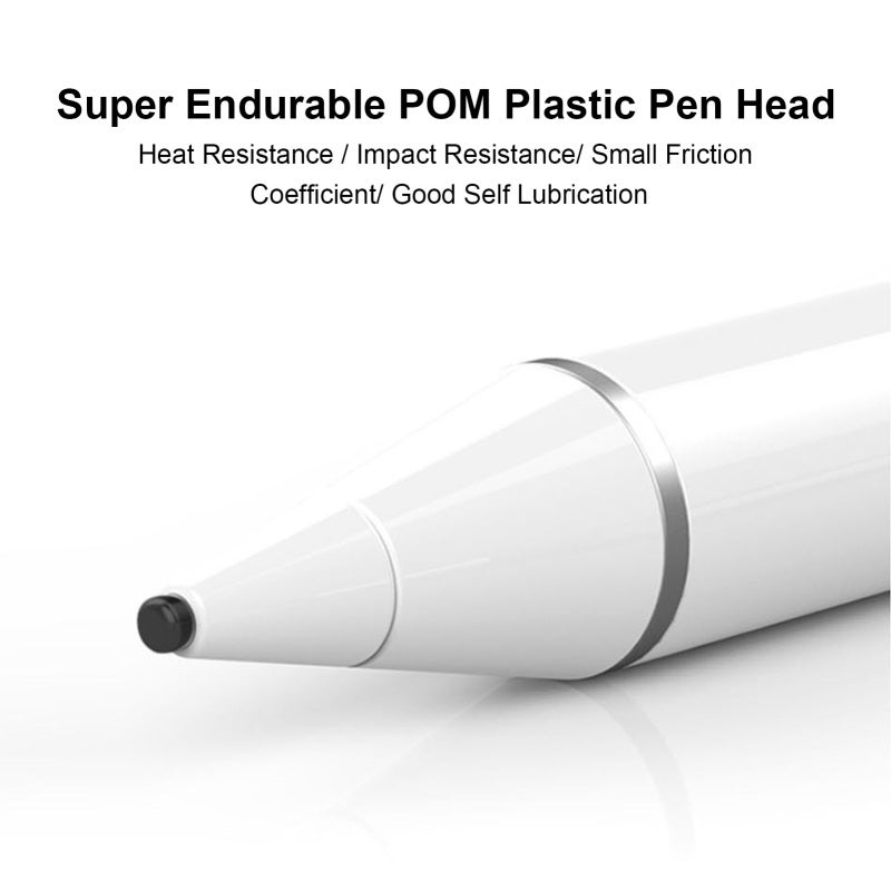 Digital Active Stylus Pen: 1.45mm POM Plastic Pen Head - Compact Ergonomic Design, 140mAh Rechargeable Cell, Magnetic Cap for Android IOS Ipad Air 9.7 Mini 1 2 3 4 Pro Home Office Daily Use - Image 5