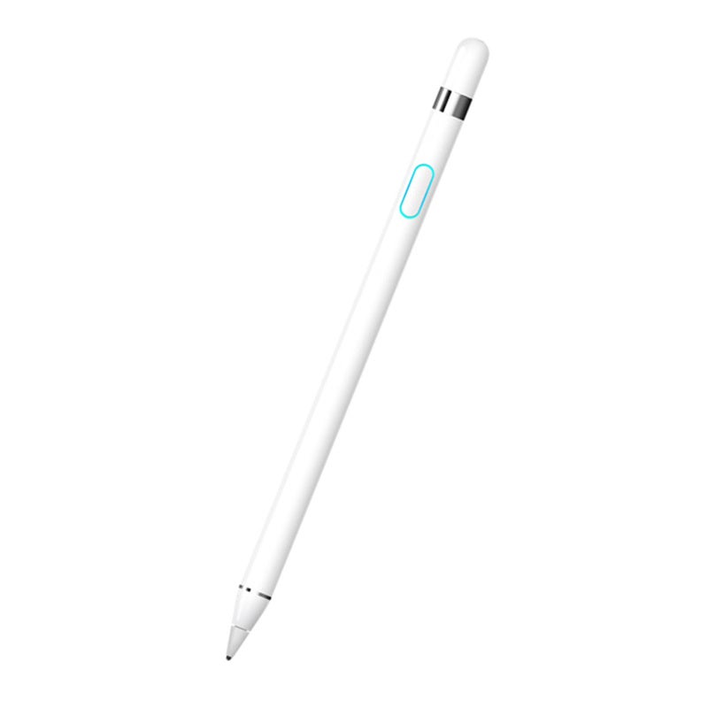 Digital Active Stylus Pen: 1.45mm POM Plastic Pen Head - Compact Ergonomic Design, 140mAh Rechargeable Cell, Magnetic Cap for Android IOS Ipad Air 9.7 Mini 1 2 3 4 Pro Home Office Daily Use - Image 1