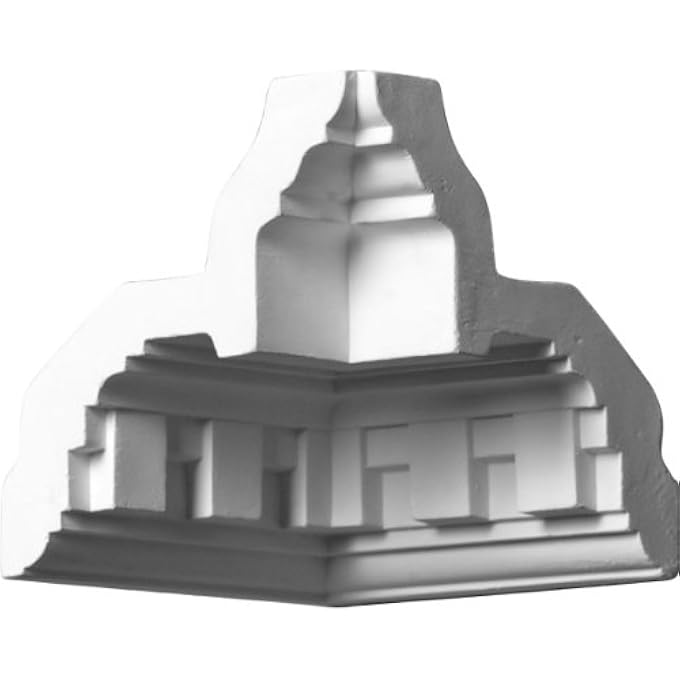 MIC04X04DE INSIDE CORNER (MATCHES MOULDING MLD04X04X06DE), 4 1/2"P X 4 1/2"H, WHITE - Image 1