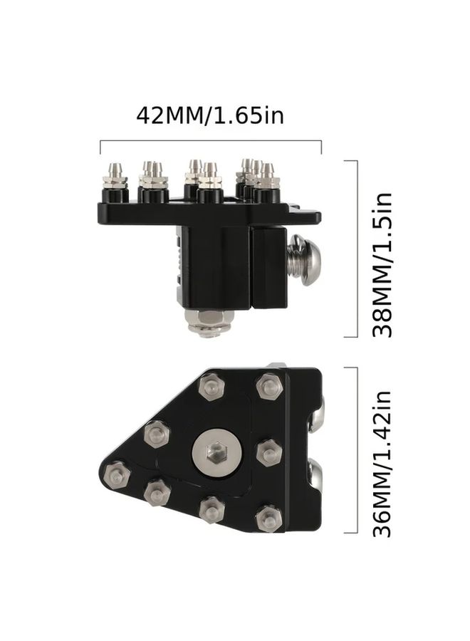 Black Rear Brake Pedal Tip CNC For Dirt Pit Bike - Image 2