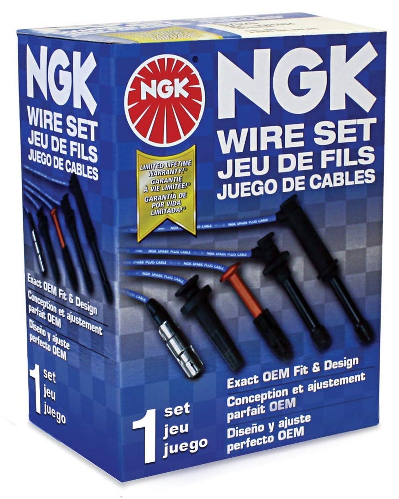 NGK مجموعة أسلاك شمعات الإشعال NGK (9578) RC-HE62 - Image 2