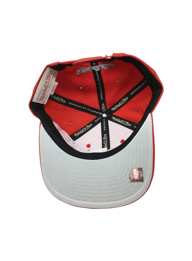 Mitchell & Ness Chicago Bulls Hat, Cap Snapback 21264375 Red (One Size) - Image 4