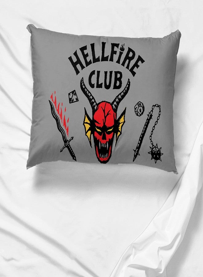 NETFLIX Jay Franco Stranger Things Hellfire Him 86 1 Single Reversible Pillowcase - Double-Sided Kids Super Soft Bedding - Image 5