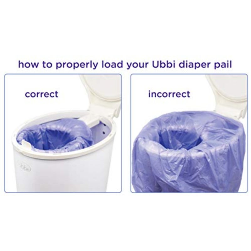 Disposable Diaper Pail Plastic Bags, Single Pack, 25 Count, 13-Gallon Bags - Image 2