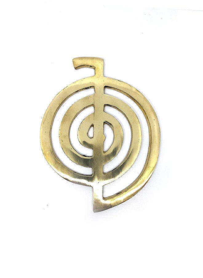 Astroghar Brass Reiki Cho Ku Rei Power Symbol Figurine for Reiki Healing Power Positive Energy and Protection - Image 2